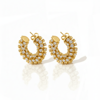 ORECCHINI ANEMONE ORO