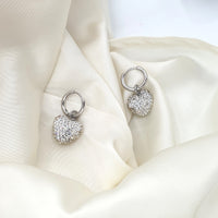 Orecchini Cuore Strass