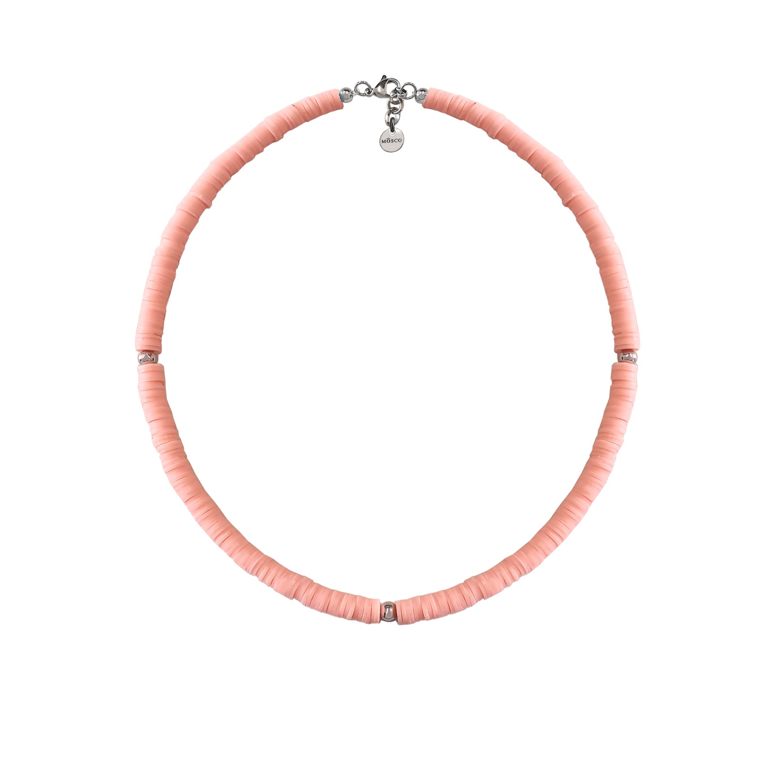 Collana Collier Artigianale Cilindri Alluminio Anodizzato – Multicolore, 8mm, Fatto A Mano Germania